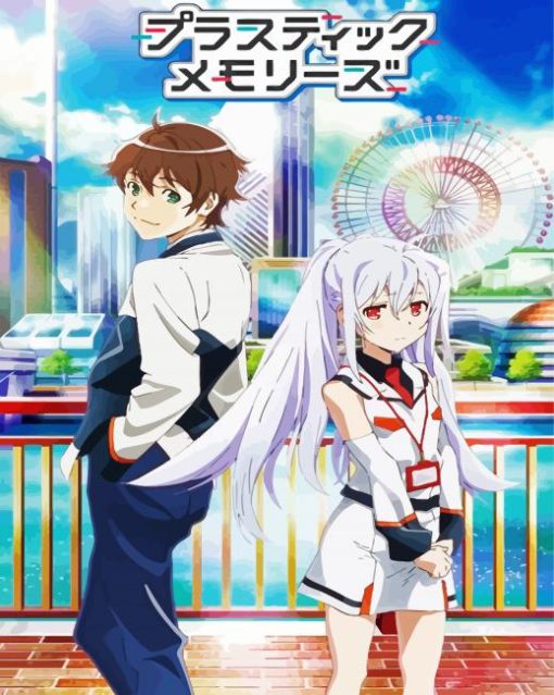 Plastic Memories Anime paint by number