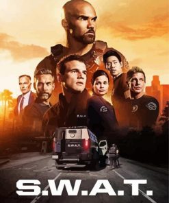SWAT Characters Poster paint by number