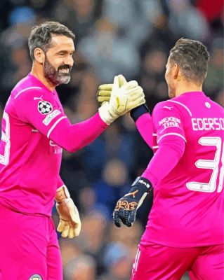 Scott Carson paint by number