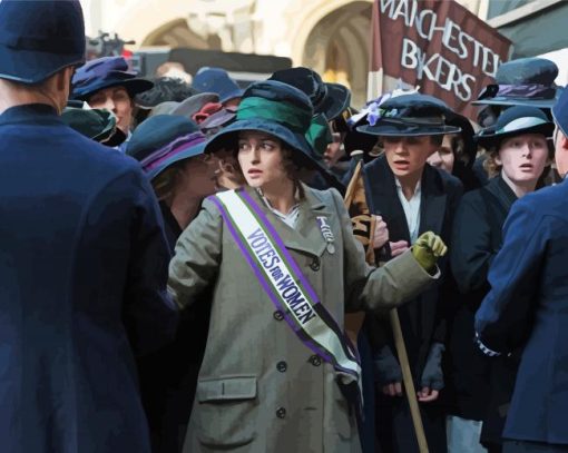 Suffragette paint by number