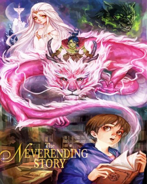 The Neverending Story Anime paint by number