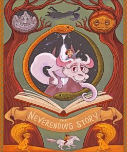 The Neverending Story Poster paint by number