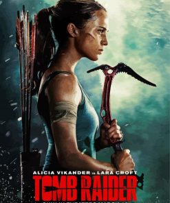 Tomb Raider Movie Poster paint by number