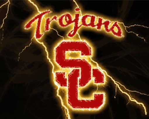 USC Trojans Art Paint by number