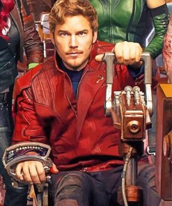 Aesthetic Peter Quill paint by number