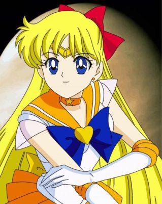 Beautiful Sailor Venus paint by number