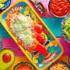 Colorful Food paint by number