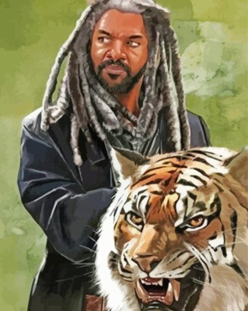 Cool King Ezekiel And Shiva paint by number