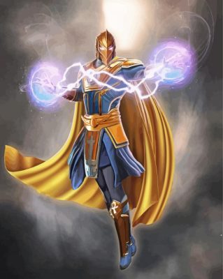 Doctor Fate paint by number