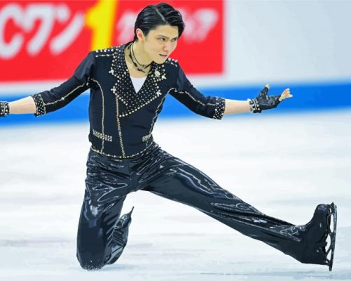 Figure Skater Yuzuru Hanyu paint by number