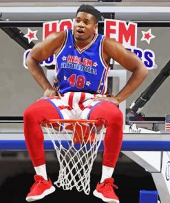 Harlem Globetrotters Player paint by number