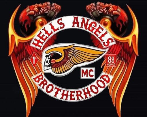 Hells Angels paint by number