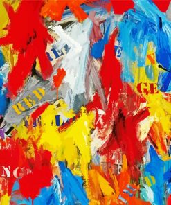 Jasper Johns paint by number