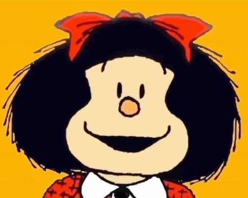 Mafalda Cartoon paint by number