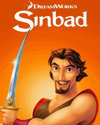 Sinbad Poster paint by number