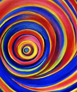 Spiral paint by number