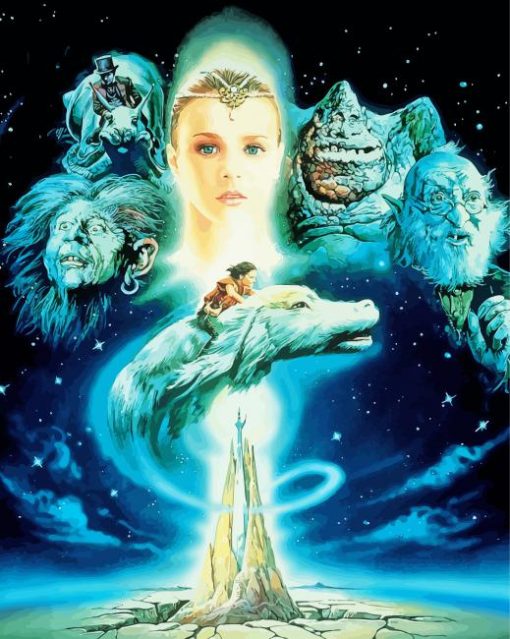 The Never Ending Story movie paint by number