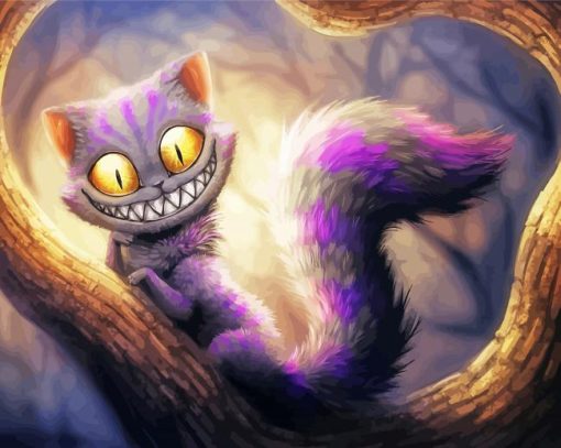Weird Anime Cat paint by number