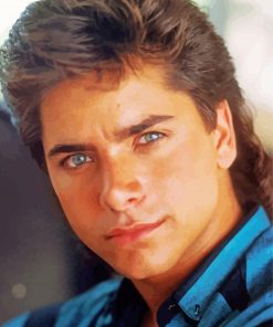 Young John Stamos Actor paint by number