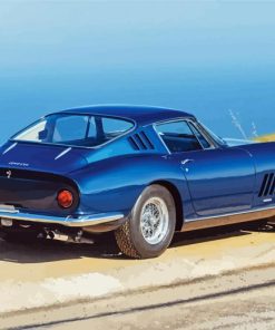 66 Classic Blue Ferrari Car paint by number