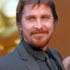Actor Christian Bale paint by number