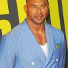 Actor Dave Bautista paint by number