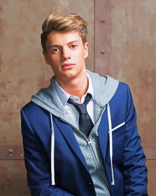 Actor Jace Norman paint by number