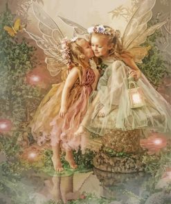 Adorable Baby Fairies paint by number