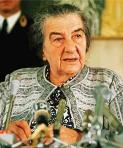 Aesthetic Golda Meir paint by number
