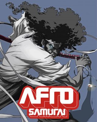 Afro Samurai Poster paint by number