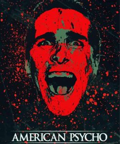 American Psycho Illustration Poster paint by number