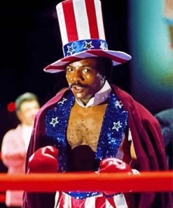 Apollo Creed The Rocky Movie Character paint by number