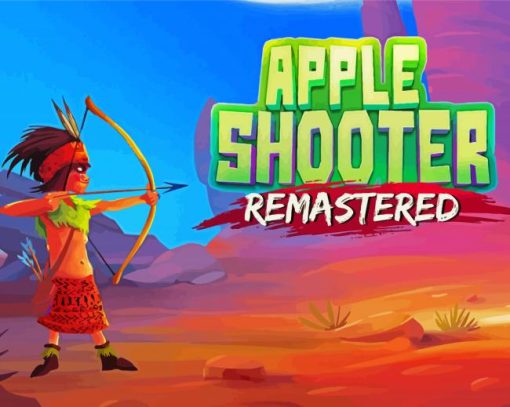 Apple Shooter Poster Paint by number