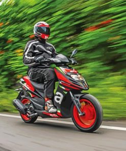 Aprilia Motorcycle paint by number