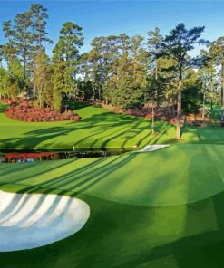 Augusta Golf Course paint by number