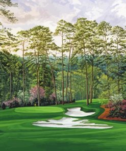 Augusta National Golf Club paint by number