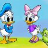 Baby Donald And Daisy paint by number