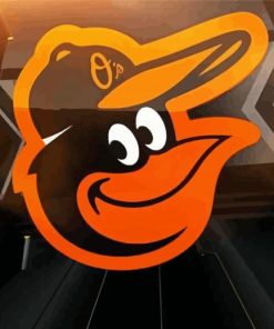 Baltimore Orioles Logo paint by number