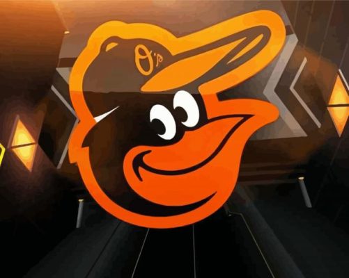 Baltimore Orioles Logo paint by number