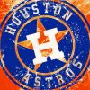 Baseball Astros Club Logo paint by number