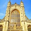 Bath Abbey In City Of Bath paint by number
