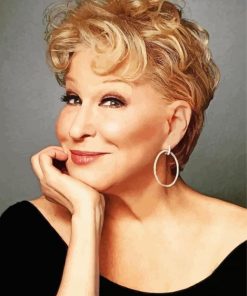 Bette Midler Actor paint by number