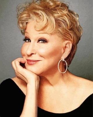 Bette Midler Actor paint by number