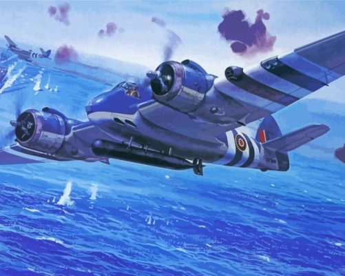 Bristol Beaufighter paint by number