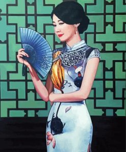 Chinese Woman paint by number