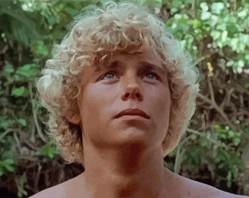 Christopher Atkins The Blue Lagoon Actor paint by number