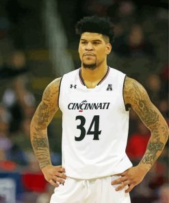 Cincinnati Bearcats Basketball Player paint by number