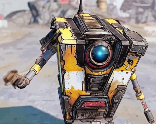 Claptrap Character paint by number