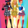 Clueless Animated Movie paint by number