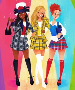 Clueless Animated Movie paint by number